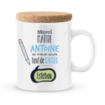 Cadeau maître. Mug personnalisé merci de m'avoir appris tant de choses