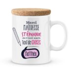 Cadeau maîtresse. Mug personnalisé merci de m'avoir appris tant de choses