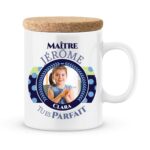 Cadeau maître. Mug personnalisé maître tu es parfait avec prénoms