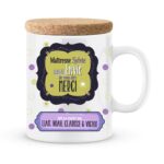 Cadeau maîtresse. Mug personnalisé juste envie de dire merci