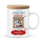 Cadeau noël beau-père. Mug personnalisé beau-père joyeux noël