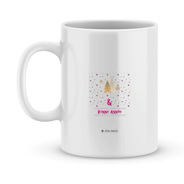 Cadeau noël belle-mère. Mug personnalisé meilleure belle-mère du monde