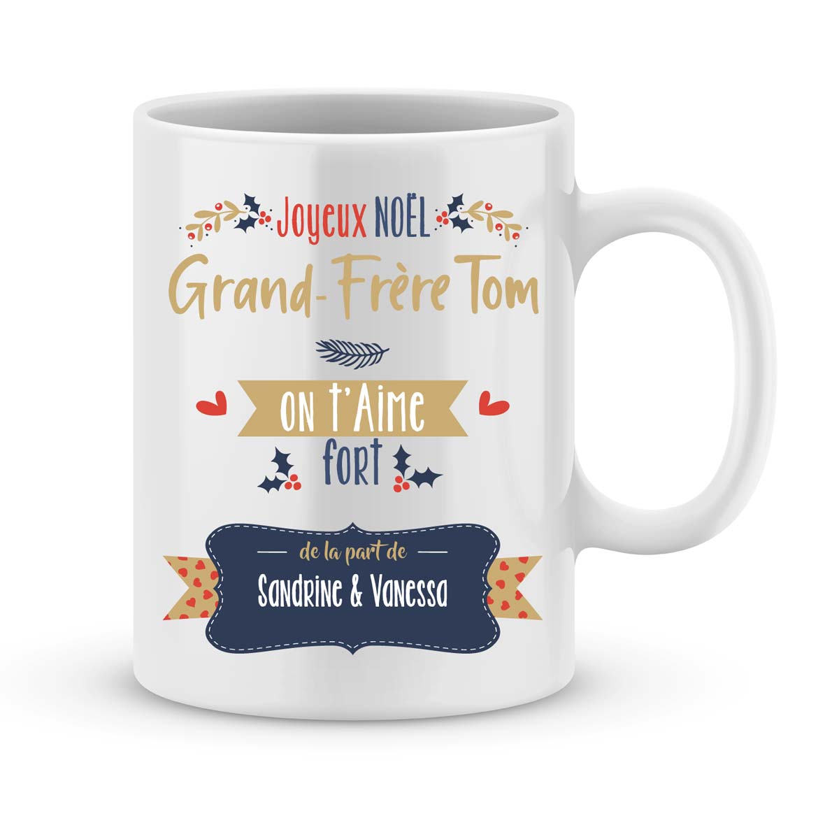 Cadeau Noel Pour Frere Mug Personnalise Grand Frere On T Aime