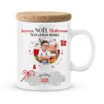 Cadeau noël pour maîtresse. Mug joyeux noël personnalisé maîtresse