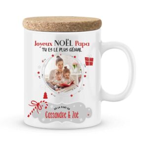 Cadeau noël papa | Mug personnalisé tu es le plus génial