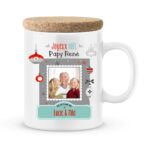 Cadeau noël papy | Mug personnalisé joyeux noël photo et prénom