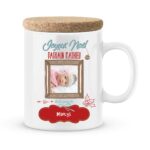 Cadeau noël parrain | Mug personnalisé joyeux noël prénom et photo