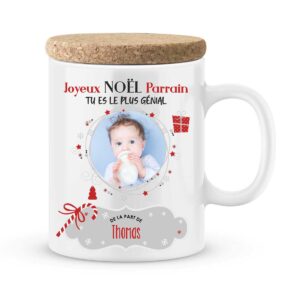 Cadeau noël parrain | Mug personnalisé tu es le plus génial