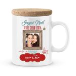 Cadeau noël sœur. Mug personnalisé joyeux noël petite sœur