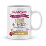 Cadeau noël sœur. Mug personnalisé tu es la meilleure soeur