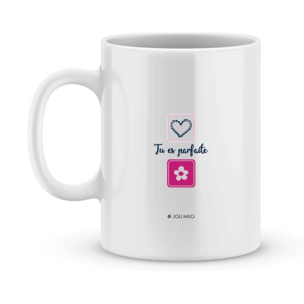 Cadeau bonne fête mamie - Mug personnalisé photo tu es parfaite