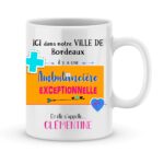 Cadeau pour ambulancière - mug personnalisé pour ambulancière