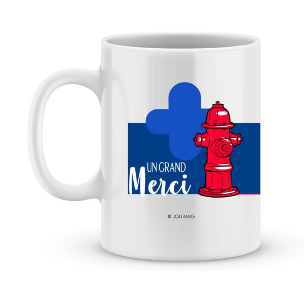 Cadeau pompier - mug personnalisé pompier exceptionnel