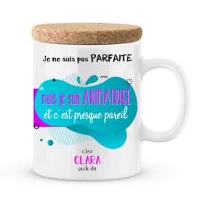 Cadeau animatrice I Mug personnalisé une animatrice presque parfaite