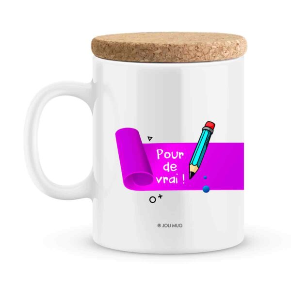 Couvercle en liège pour mug - Mug personnalisé Joli Mug