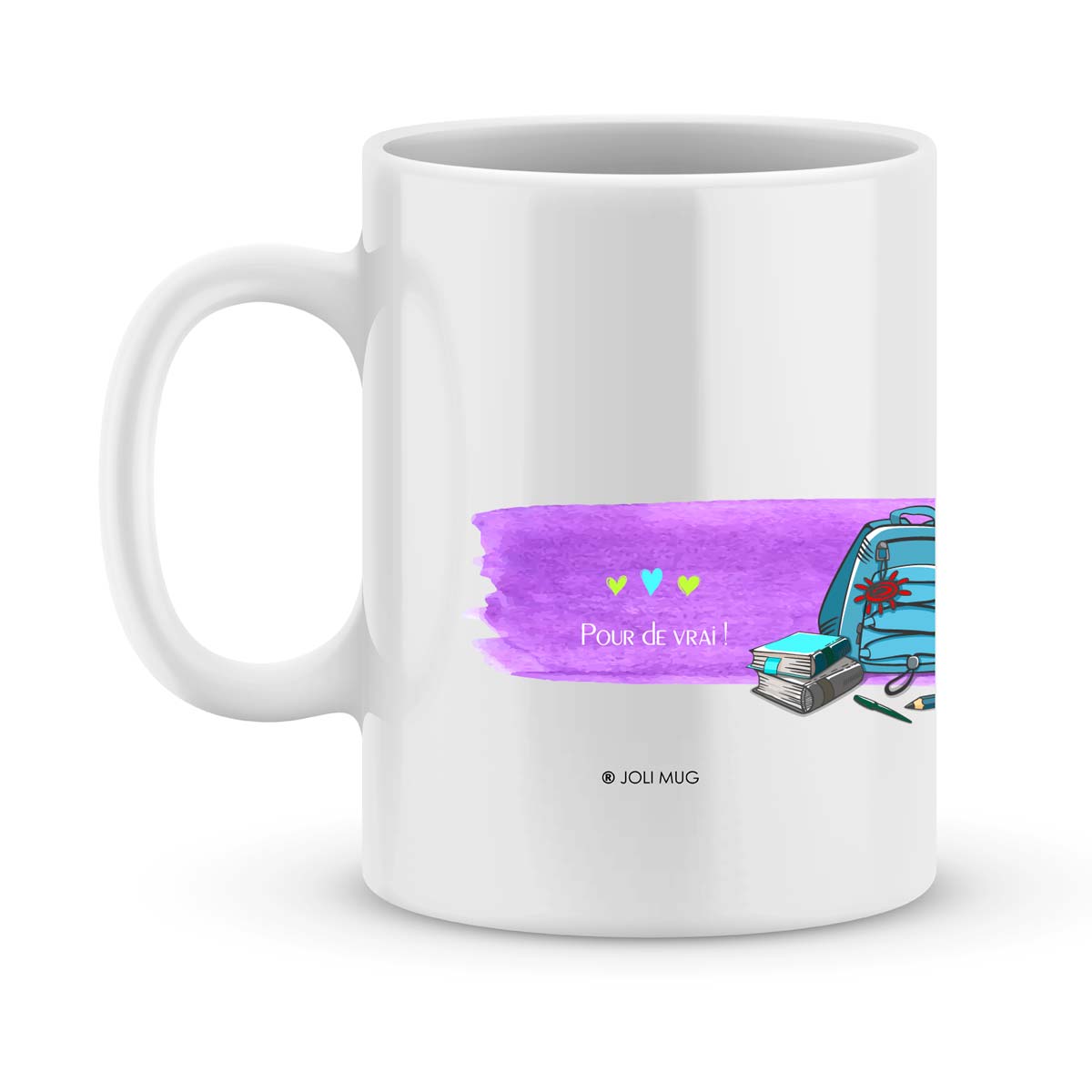 Cadeau AVS. Mug personnalisé AVS géniale avec prénoms