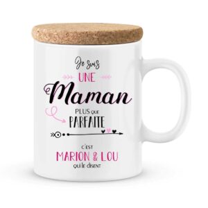 Cadeau maman | Mug personnalisé maman plus que parfaite