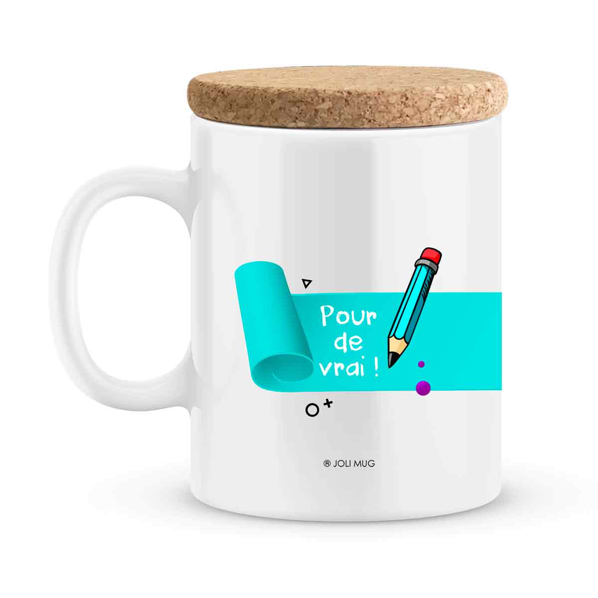 Cadeau nounou. Mug personnalisé prénoms une nounou presque parfaite