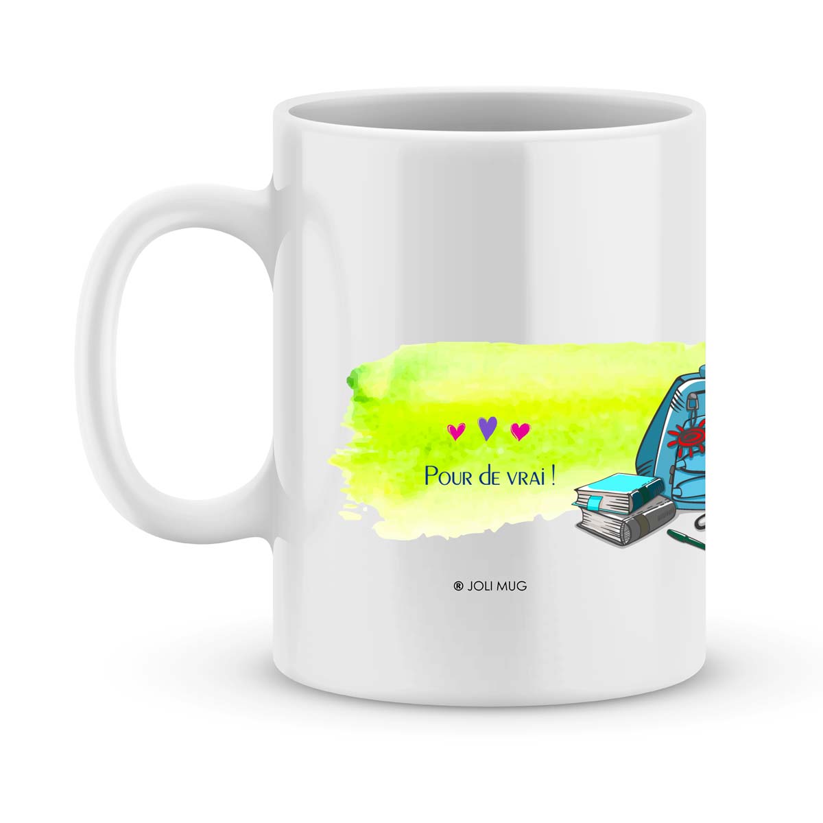 Cadeau nounou. Mug personnalisé prénoms nounou trop géniale