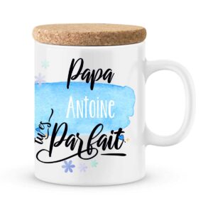 Cadeau papa | Mug personnalisé photo papa tu es parfait