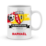 Mug personnalisé avec un prénom foot Lens