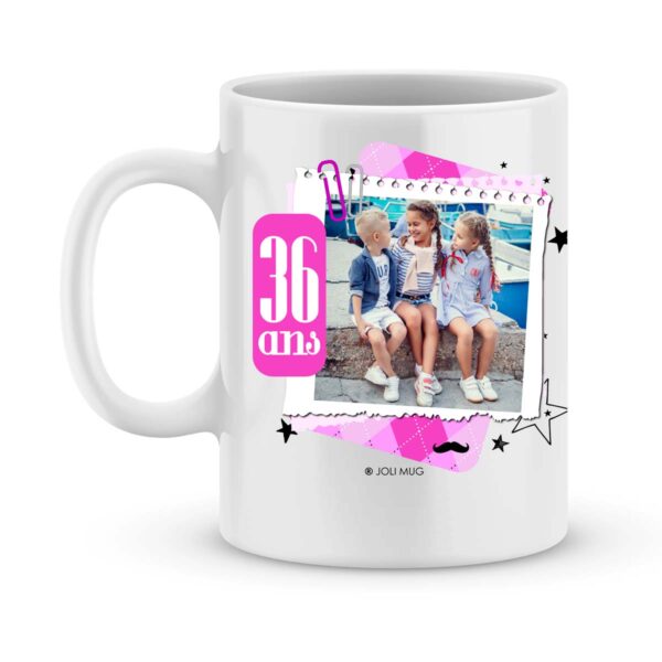 Cadeau anniversaire | Mug joyeux anniversaire personnalisé fille