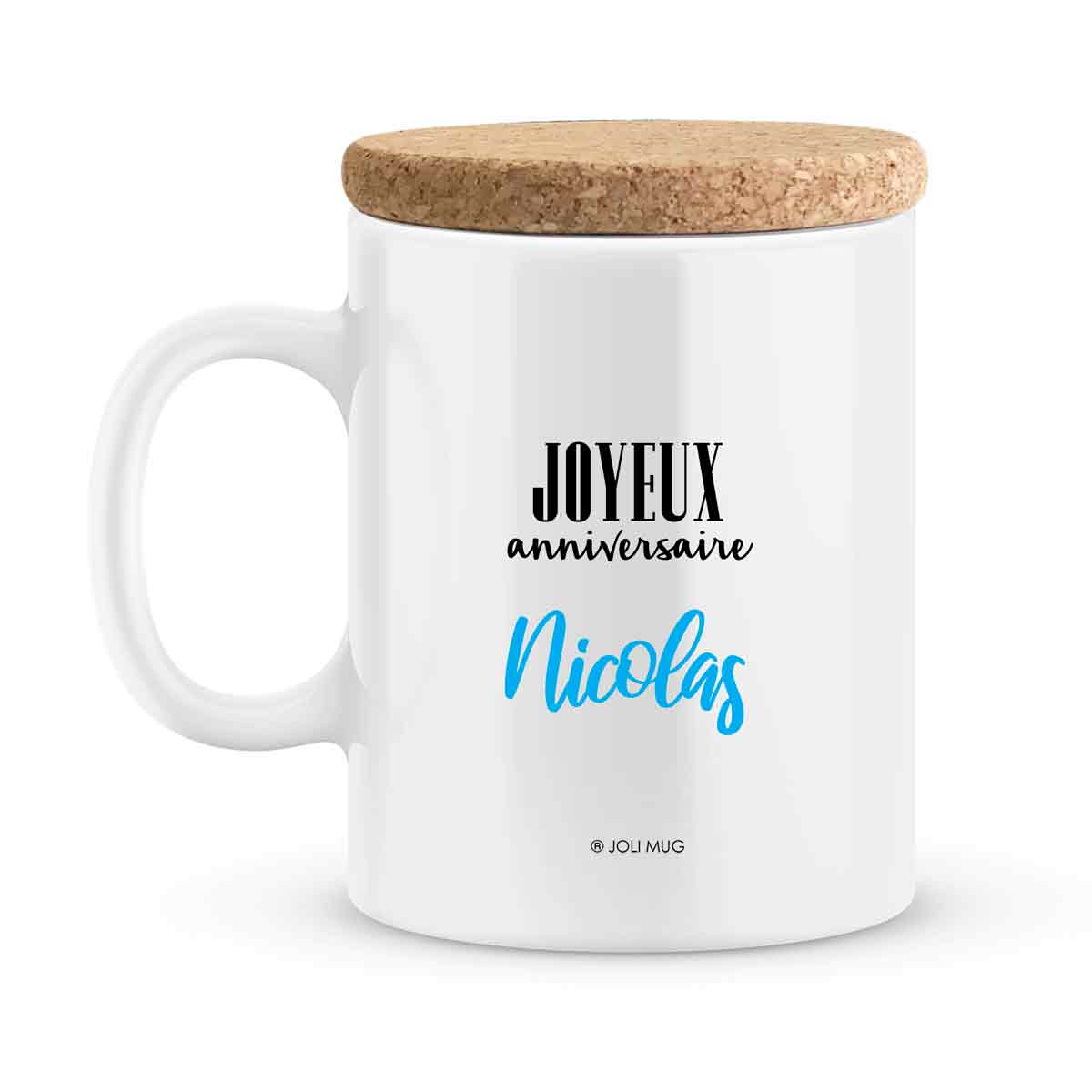 Mug personnalisé joyeux anniversaire 12 mois garçon