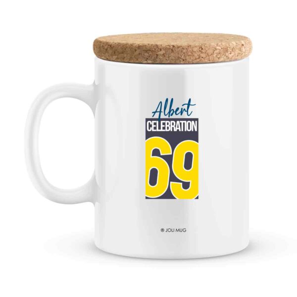 Mug personnalisé joyeux anniversaire et au top