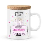 Cadeau anniversaire | Mug personnalisé pour un joyeux anniversaire rose