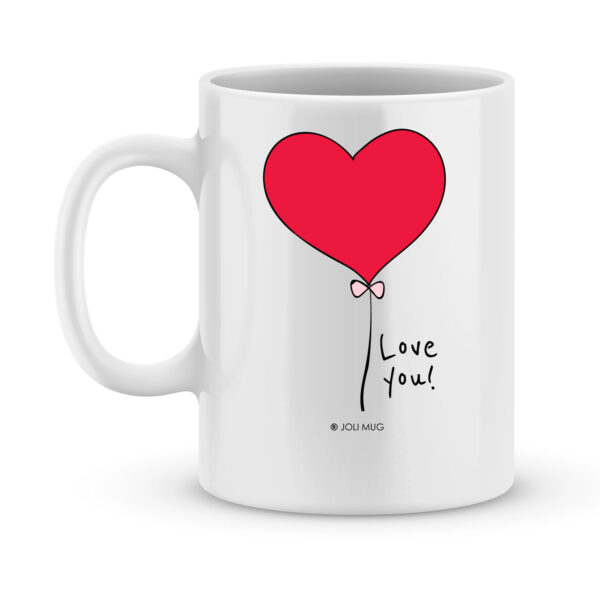 Cadeau saint valentin - Mug personnalisé Je me lève de bonheur