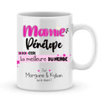 Cadeau mamie - Mug personnalisé mamie c'est la meilleure