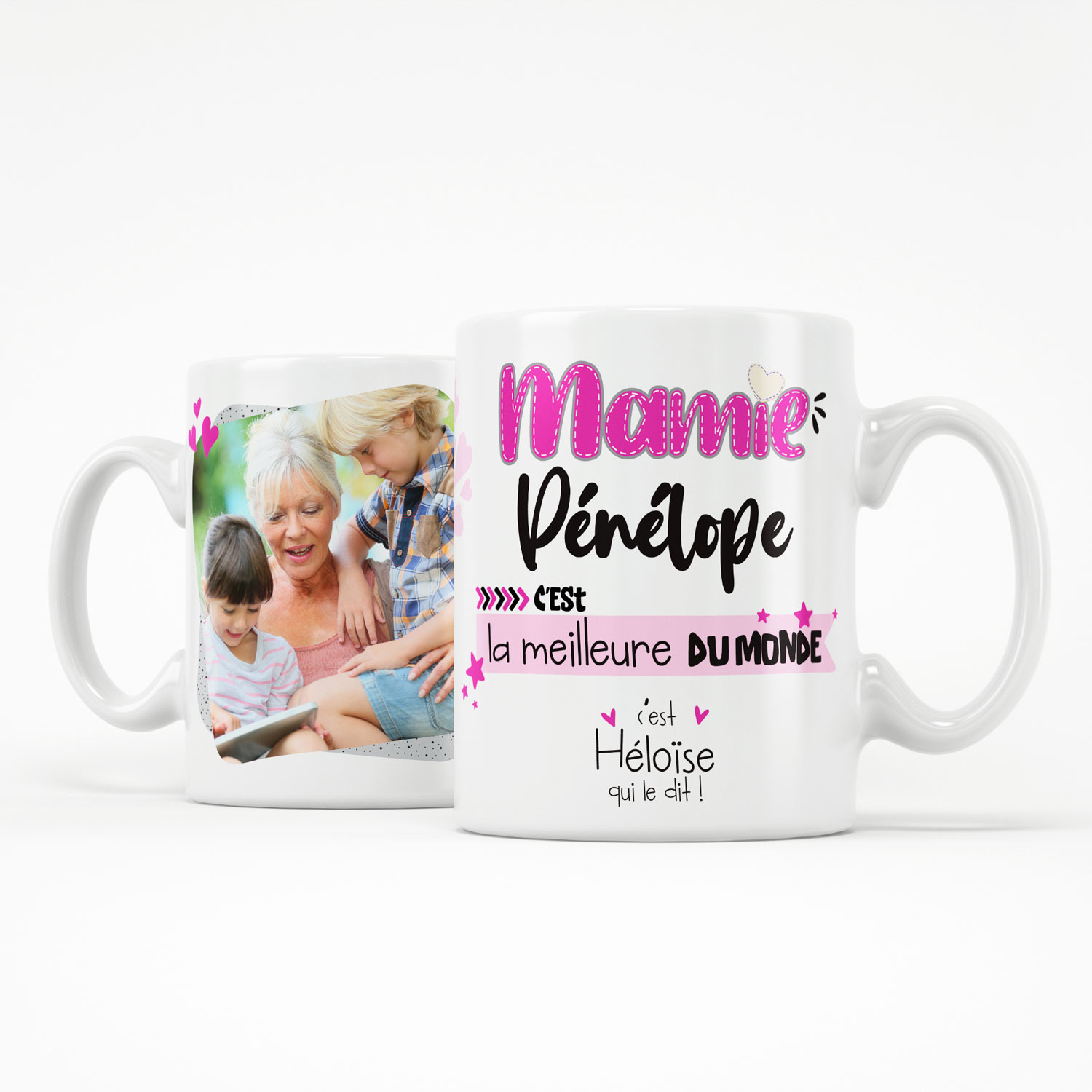 Cadeau maman  Mug personnalisé c'est la meilleure du monde