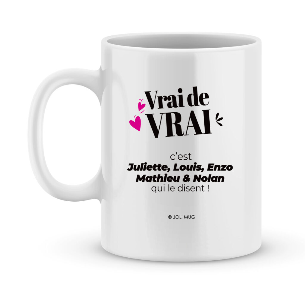 Mug mamie personnalisé haute qualité. Imprimé en France - Joli Mug Mug mamie personnalisé haute qualité. Imprimé en France - Joli Mug