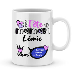 Cadeau fête des mères | Mug personnalisé bonne fête maman