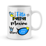 Cadeau fête des pères | Mug personnalisé bonne fête papa