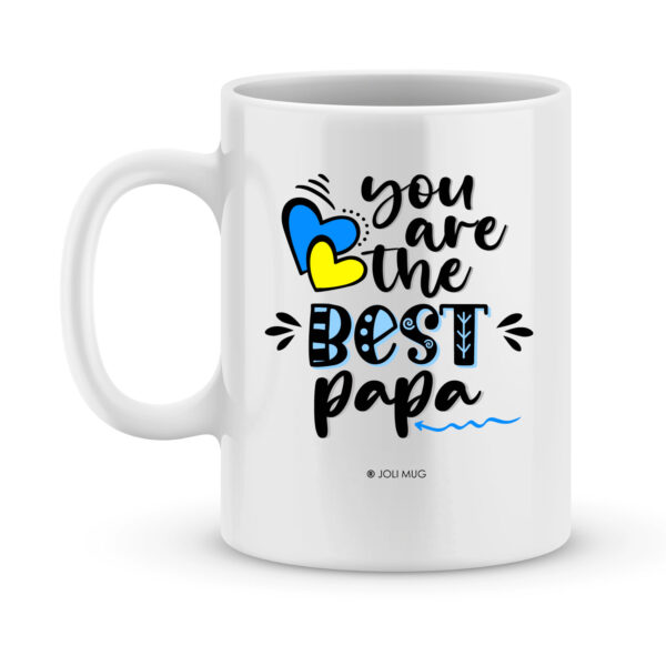 Cadeau fête des pères | Mug personnalisé bonne fête papa