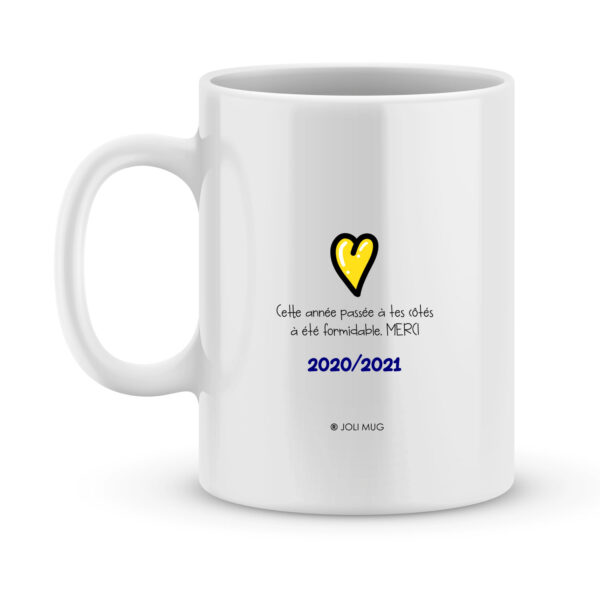 Cadeau pour animateur. Mug merci pour cette super année