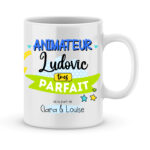 Tasse animateur. Mug mon animateur il est parfait avec prénom