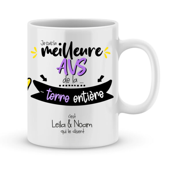 Idée cadeau AVS. Mon AVS c'est la meilleure de la terre entière