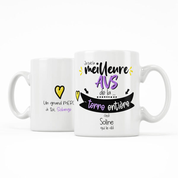 Idée cadeau AVS. Mon AVS c'est la meilleure de la terre entière