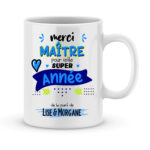 Cadeau pour maître. Mug personnalisé pour maître merci