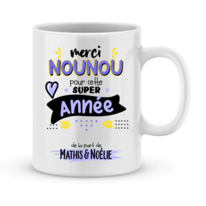 Merci nounou. Mug merci nounou pour cette super année