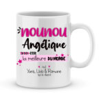 Mug nounou avec photo. Mug nounou c'est la meilleure du monde