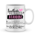 Idée cadeau retraite femme - Mug excellente retraite modèle femme