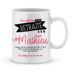 Idée cadeau retraite à personnaliser - Mug une vie remplie de week-end...