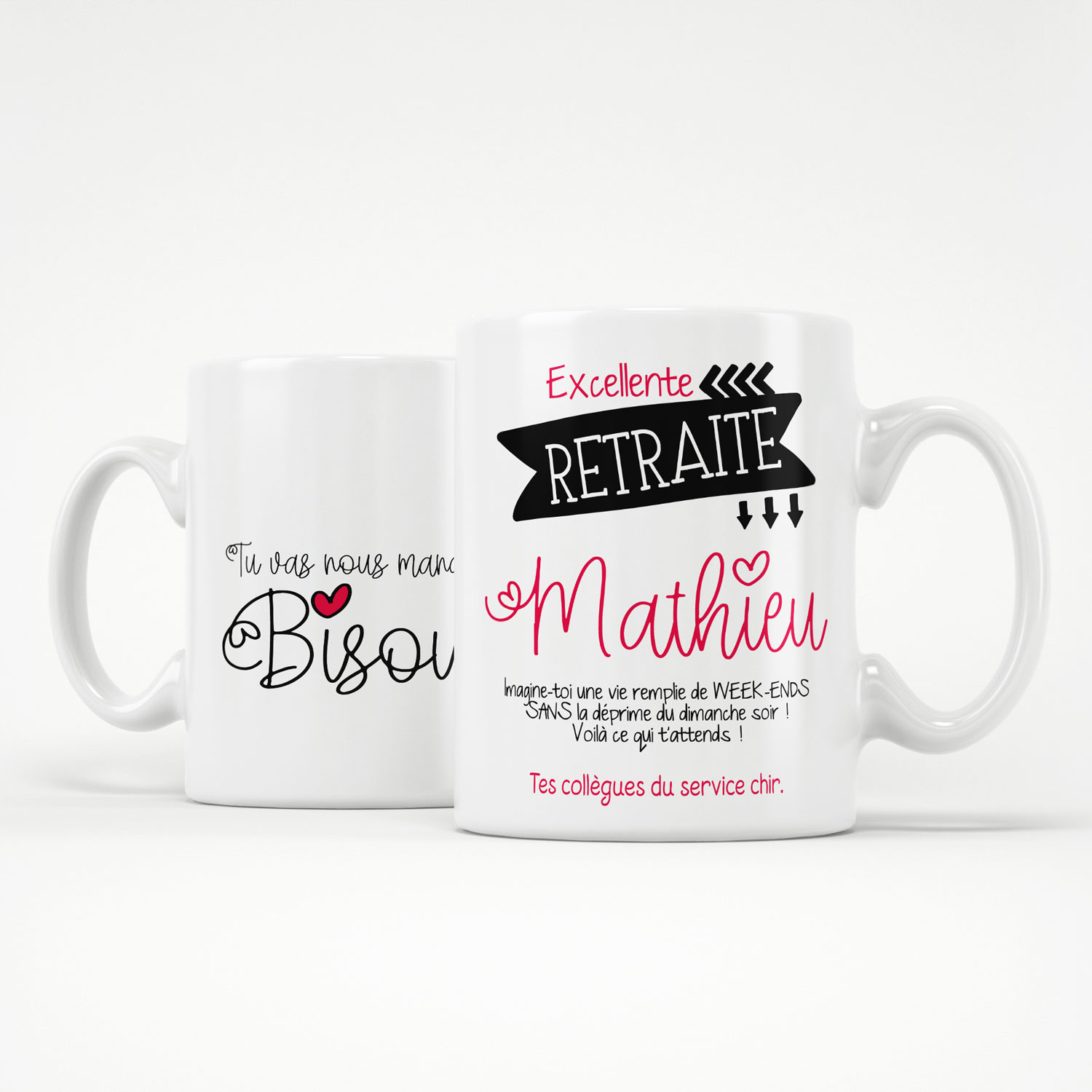 Mug cadeau départ pour collègue, départ d'un collègue, cadeau