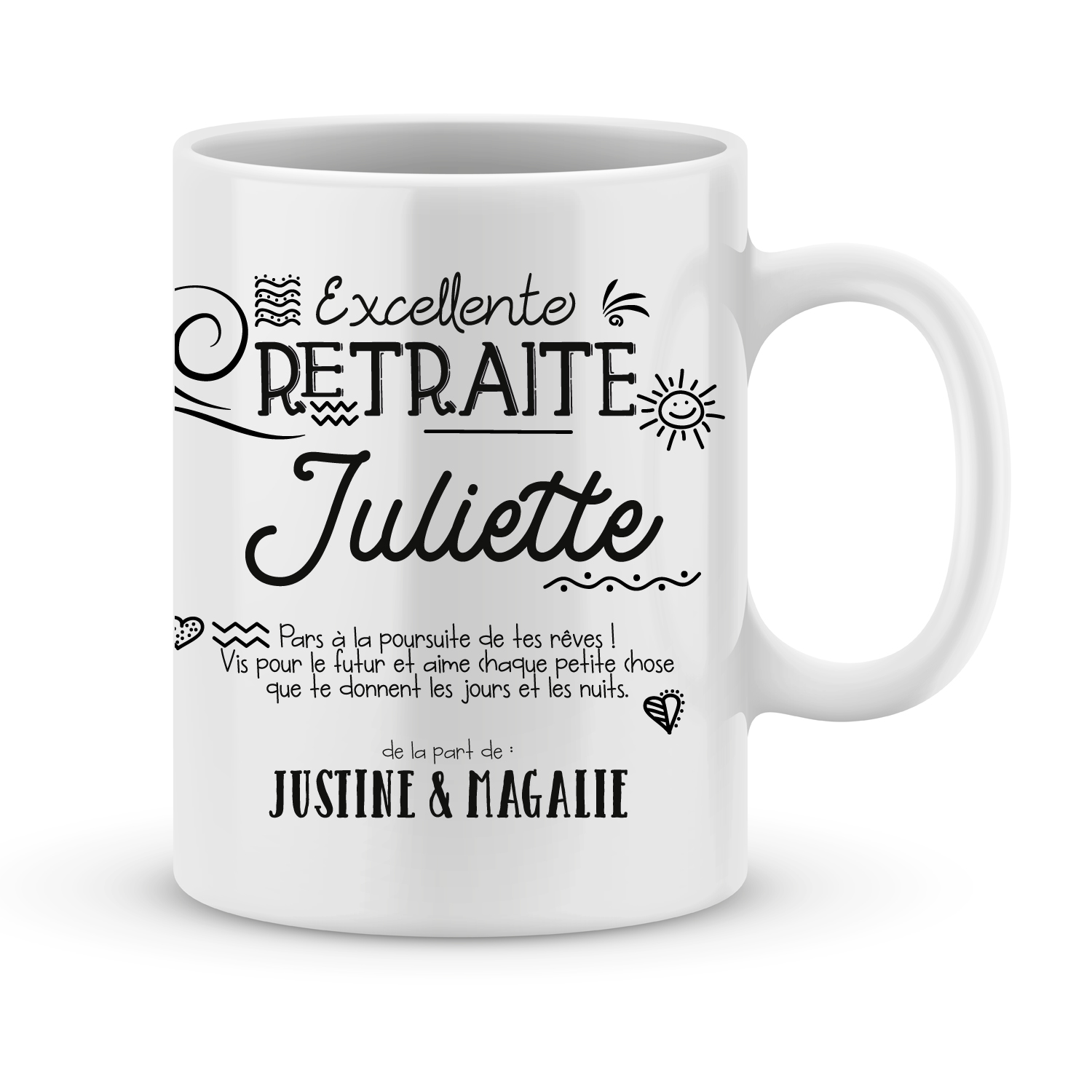 Mug Cadeau Retraite - Jour de Fête - Cadeaux - RETRAITE