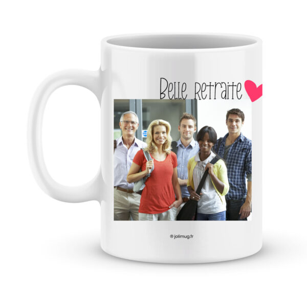 Cadeau unique pour retraité - Mug prendre le temps de vivre à fond