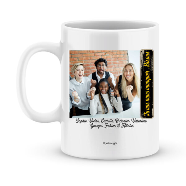 Mug cadeau départ en retraite - Mug personnalisé la légende prend sa retraite