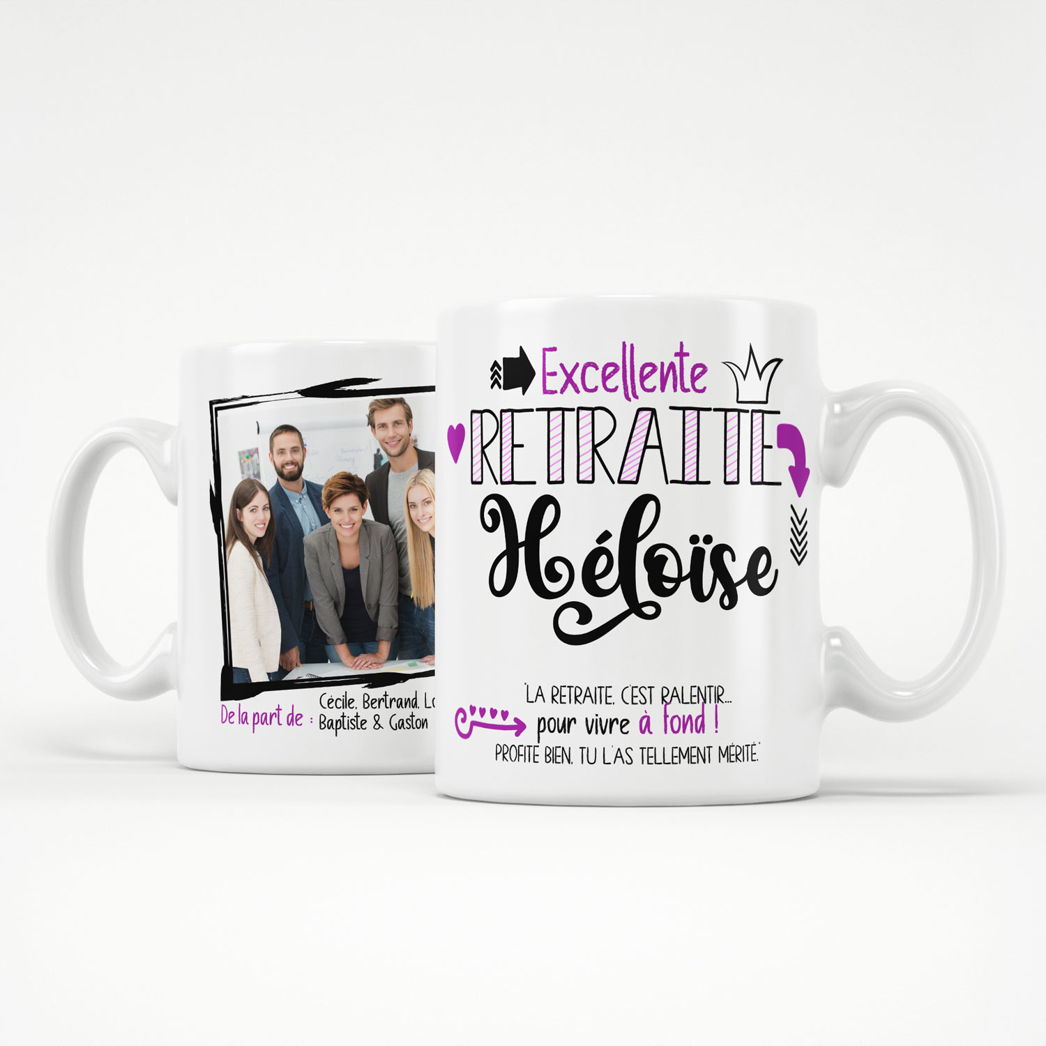 Mug Personnalisé - Une Formidable Collegue, Cadeau Retraite